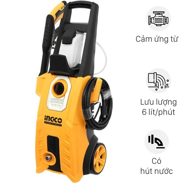 Máy Phun Xịt Rửa Áp Lực Cao Ingco Hpwr20008 2000W